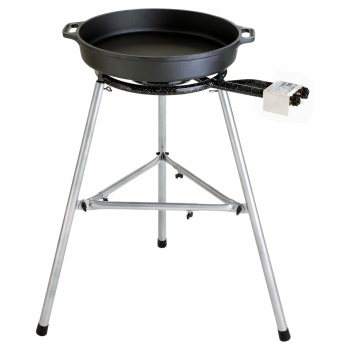 Cast iron pan set 1 with safety pilot