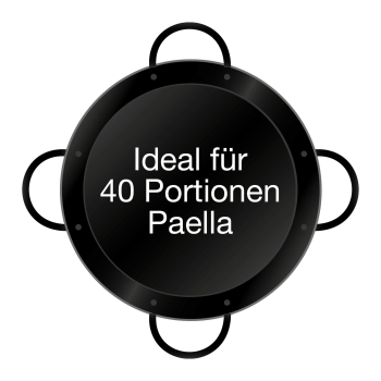 Paella-Pfanne emailliert Ø 80 cm mit 4 Griffen