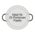 Paella pan stainless steel ø 72 cm