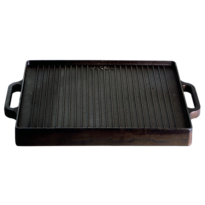Cast iron grill plate (plancha) 38 x 38 cm