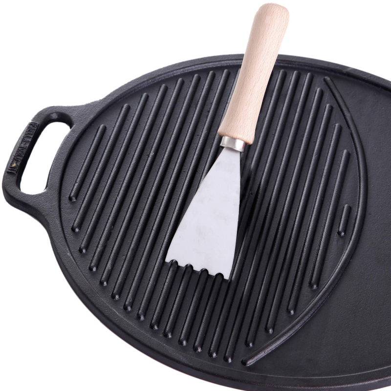 Grill plate spatula
