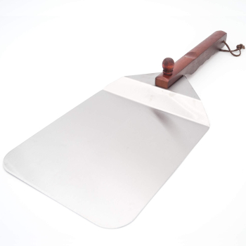 Pizza shovel stainless steel with wooden handle