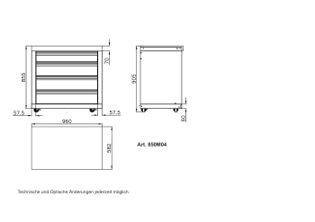 Module 4 - Cabinet with pull-outs