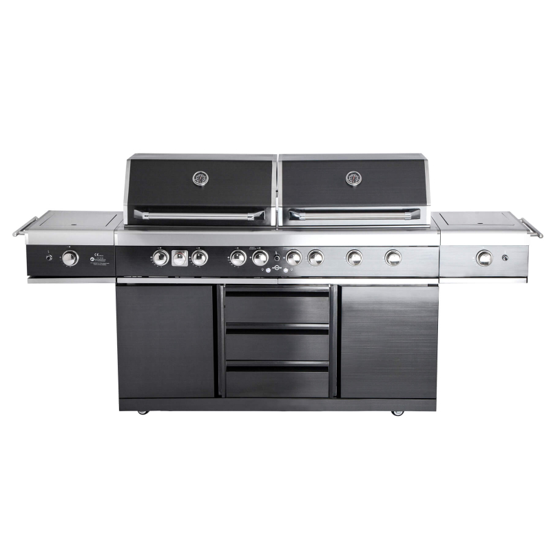 TOP-LINE - ALLGRILL EXTREM Light Steakzone® - BLACK with Air System