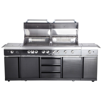 TOP-LINE - ALLGRILL EXTREM Steakzone® - BLACK with...