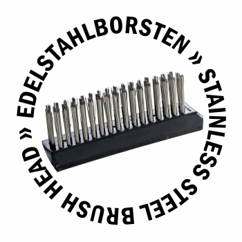 Cleaning brush for  cast iron plates 15/29x2.5 cm