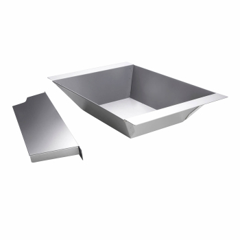 Stainless steel Charcoal insert w. heat deflector plate...