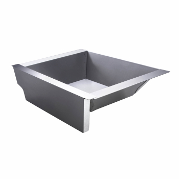 Stainless steel Charcoal insert w. heat deflector plate...