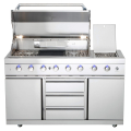 Modulgrill with side burner
