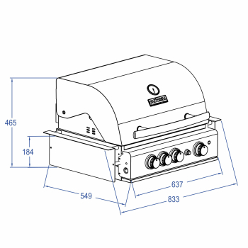 S4 MODULAR-CHEF L -stainless steel-