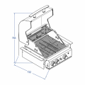 S4 MODULAR-CHEF XL -stainless steel-