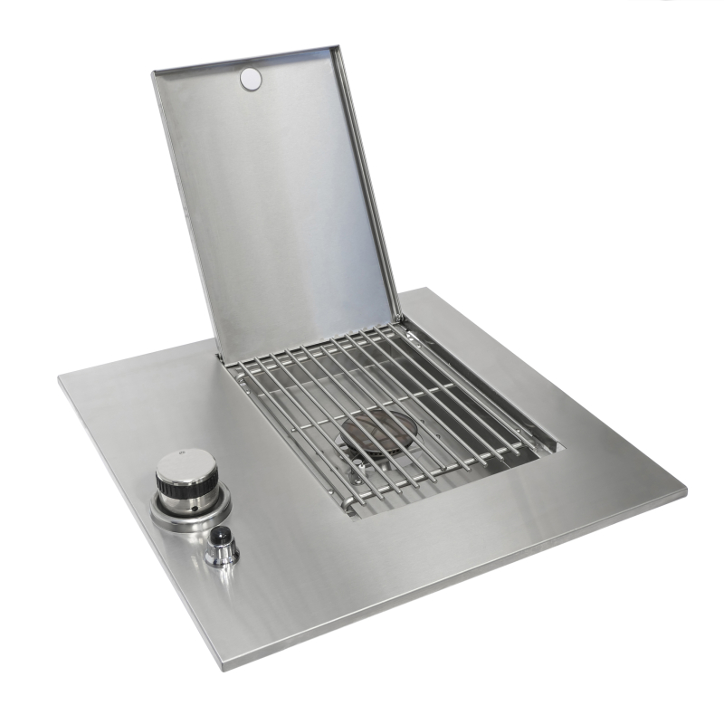 Drop in side cooker