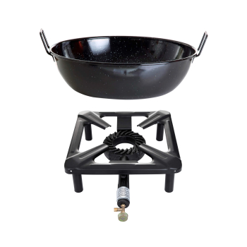 Stool cooker set (small) with enamel bowl/pot Ø 30...