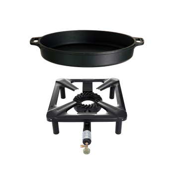 Stool cooker Set (small) with iron cast pan Ø 40...