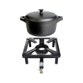 Stool cooker Set (small) with cast iron pot  Ø 22 cm - 2.7 l. volume - without safety pilot
