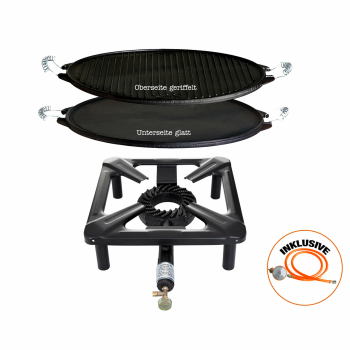 Stool cooker Set (small) with cast iron plate light...