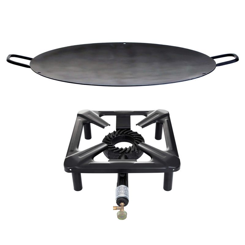 Tabulet Cooker Set (big) with Ironwok / grill bowl  Ø 50 cm - without ignition protection 